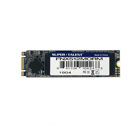 SUPER TALENT DX3 M.2 512GB M.2 SATA3 Solid State Drive (TLC) FNX512MORM